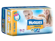 Tã quần Huggies size XL34 miếng (trẻ từ 12 - 17kg)