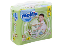 Tã quần Molfix thiên nhiên size M 22 miếng (cho bé 6 - 11kg)