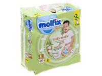 Tã quần Molfix thiên nhiên size L 20 miếng (cho bé 9 - 13kg)