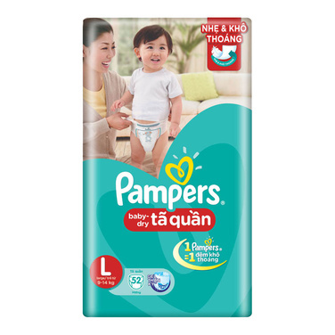 Tã quần Pampers L52