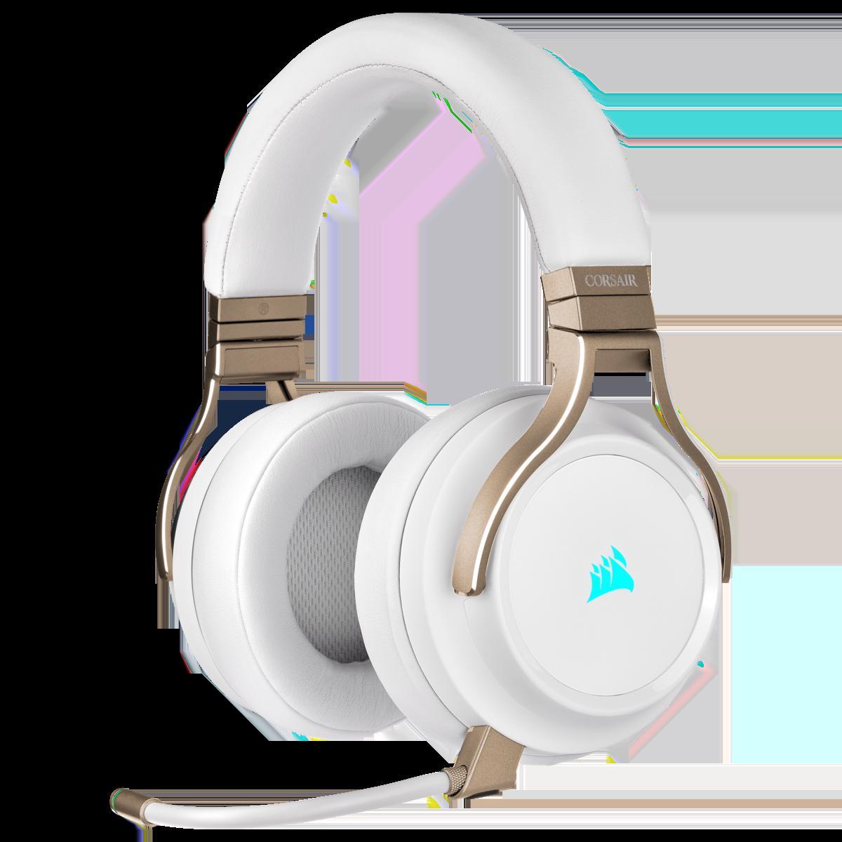 Tai nghe - Headphone Corsair Virtuoso RGB Wireless Pearl