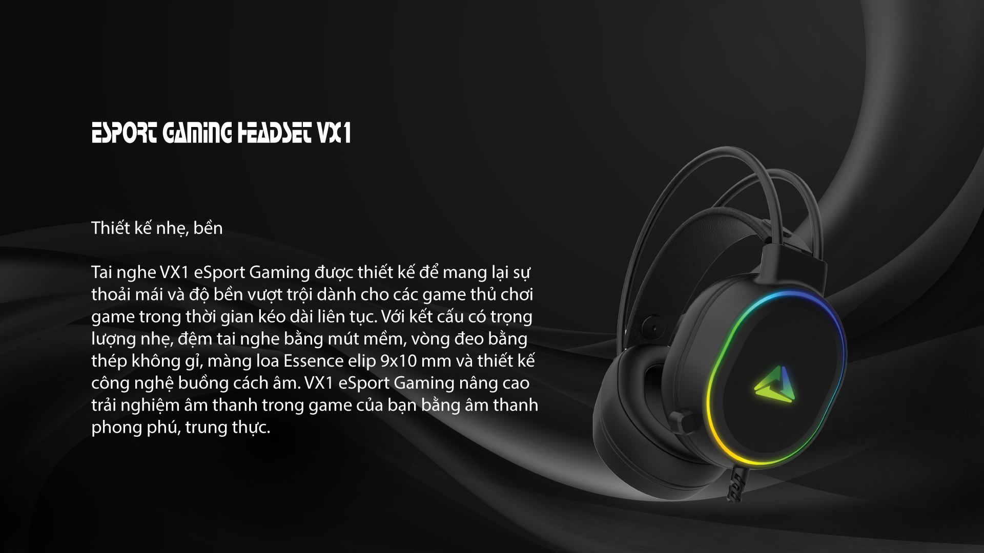 Tai nghe - Headphone Esport Gaming VX1