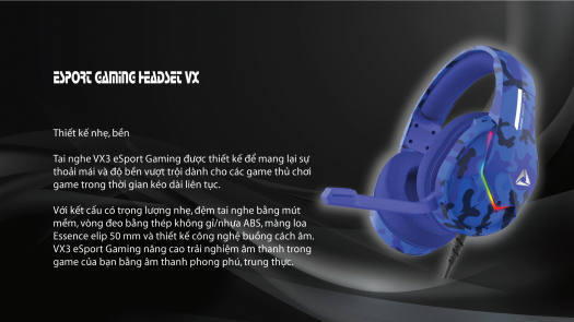 Tai nghe - Headphone Esport Gaming VX3