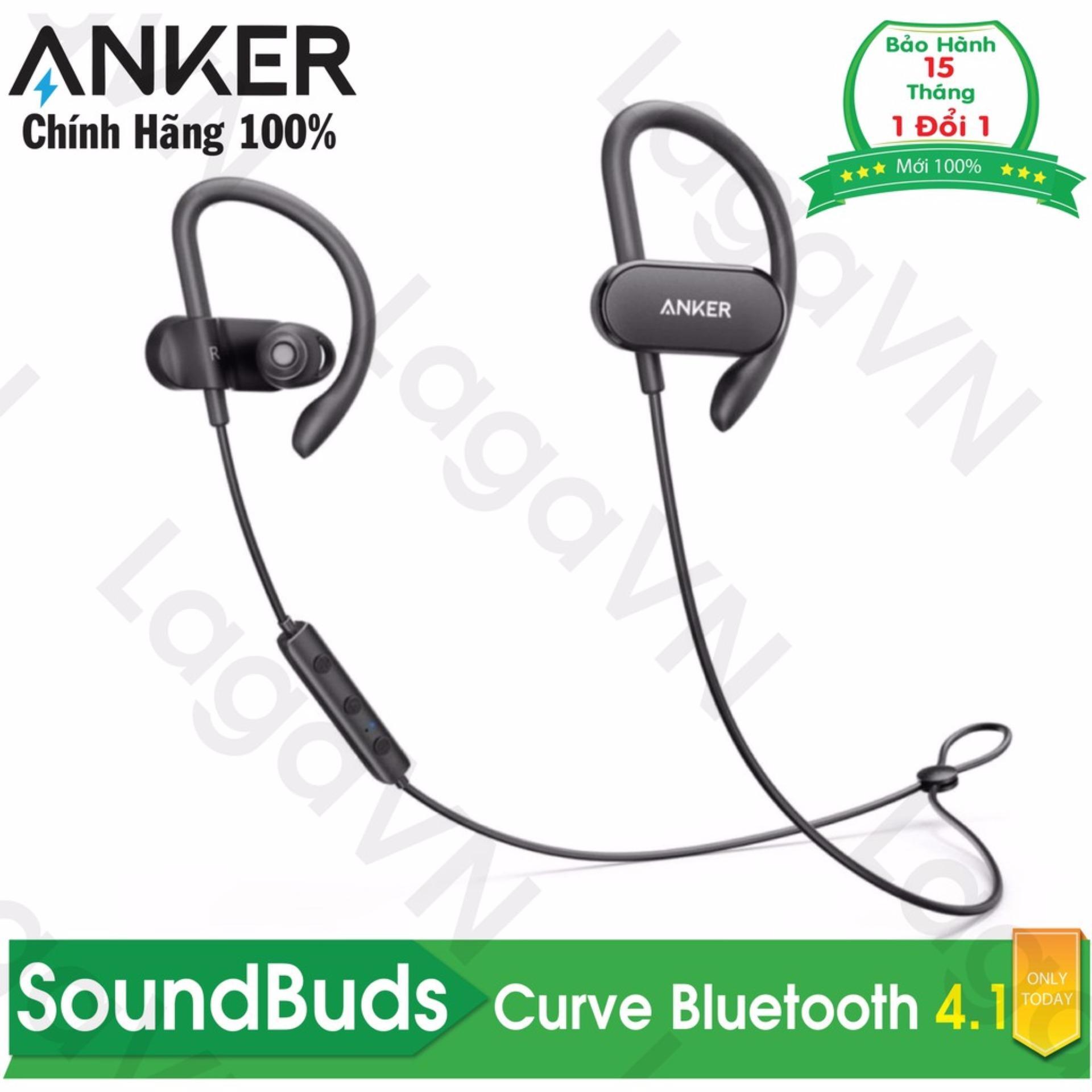 Tai nghe không dây Anker SoundBuds Curve Bluetooth - A3263