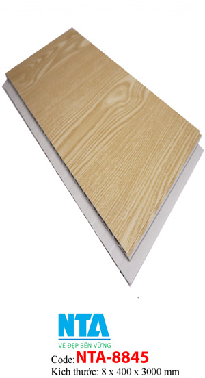 Tấm ốp nhựa đá vân gỗ NTA 8845