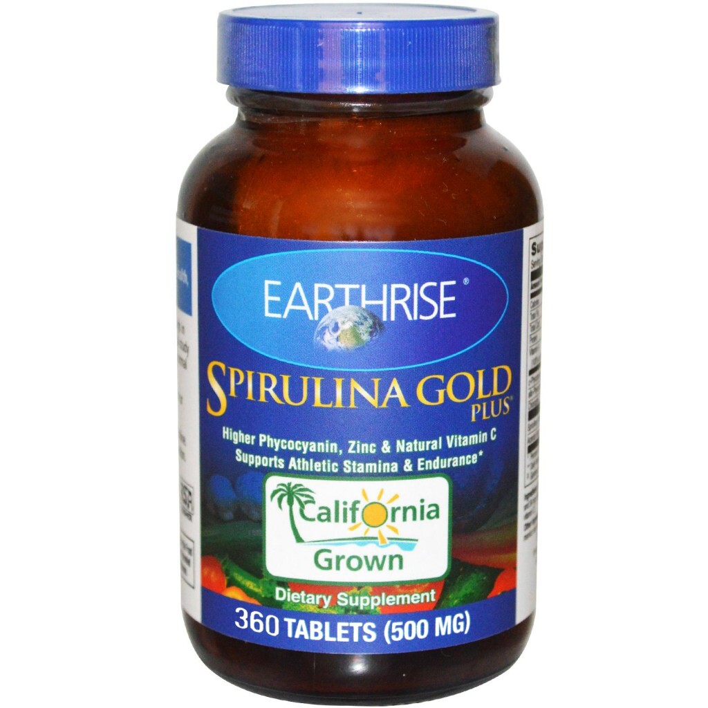 Viên uống Tảo Mặt Trời Spirulina tự nhiên Gold PLus (360 viên/ hộp)