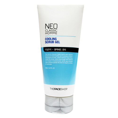 Tẩy da chết thefaceshop neo classic homme cooling scrub gel 150ml