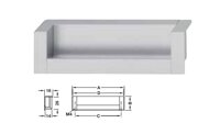 Tay nắm tủ bếp Hafele 151.99.902