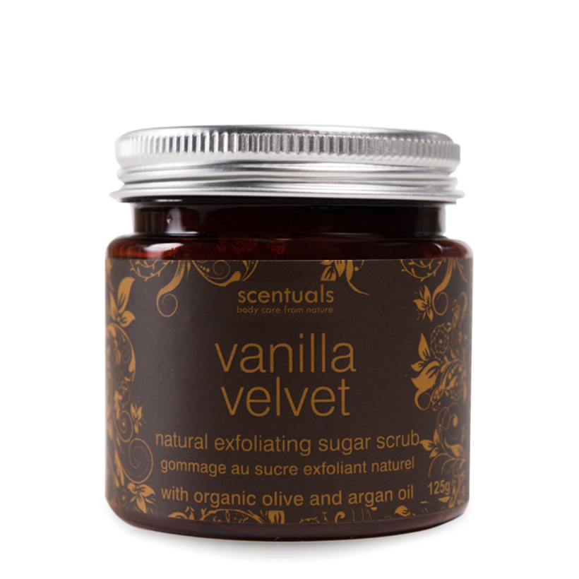 Tẩy tế bào chết vani Scentuals Vanilla Velvet Natural Exfoliating Sugar Scrub 125g