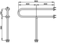 Tay vịn Cotto 74×80 CT795