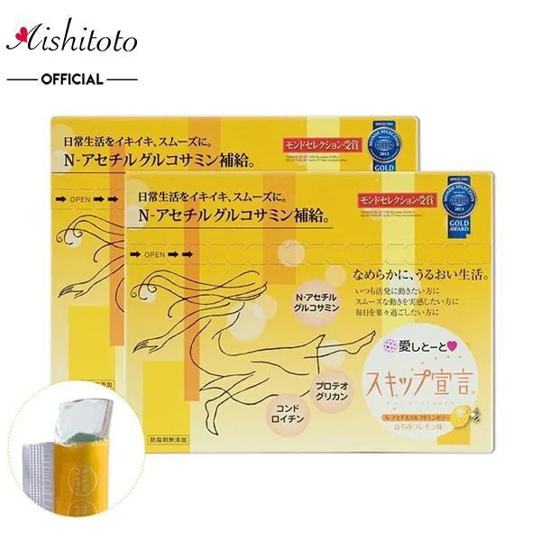 Thạch hỗ trợ xương khớp Aishitoto Glucosamine Jelly (30 Gói) - Nhật Bản