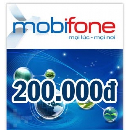 Thẻ cào MobiFone mệnh giá 200.000 đồng