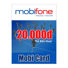 Thẻ cào MobiFone mệnh giá 20.000