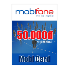 Thẻ cào MobiFone mệnh giá 50.000