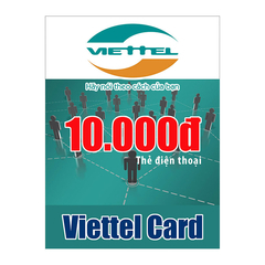 Thẻ cào Viettel mệnh giá 10.000 đồng