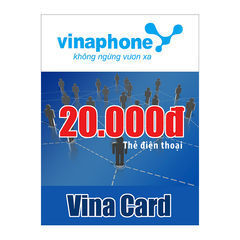 Thẻ cào Vinaphone mệnh giá 20.000 đồng