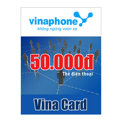 Thẻ cào Vinaphone mệnh giá 50.000 đồng