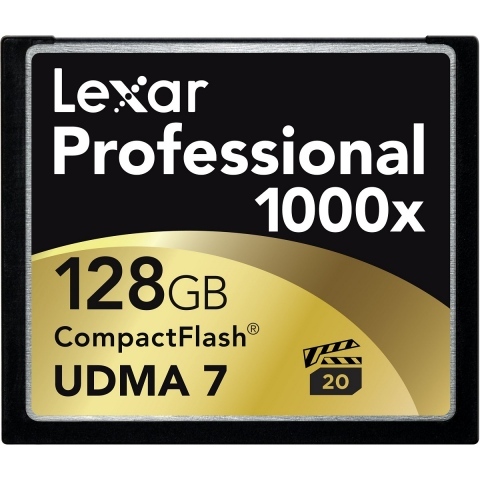 Thẻ nhớ 128GB CompactFlash Lexar Professional 800X