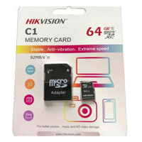 Thẻ nhớ camera Hikvision HS-TF-C1 - 64GB