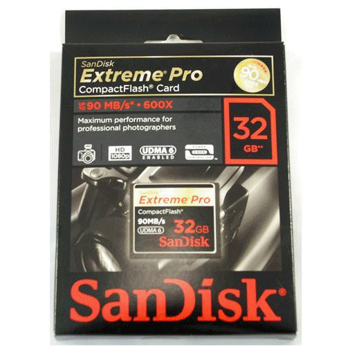Thẻ nhớ CF SanDisk Extreme Pro 600X 32GB 90MB/s