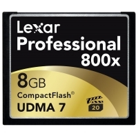 Thẻ nhớ máy ảnh Lexar 8GB 800x Professional Series UDMA CompactFlash