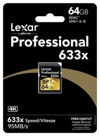 Thẻ nhớ Lexar SDXC 64GB 633x