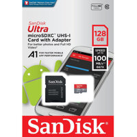 Thẻ nhớ MicroSDXC Sandisk Ultra - 128 GB, 100 MB/s
