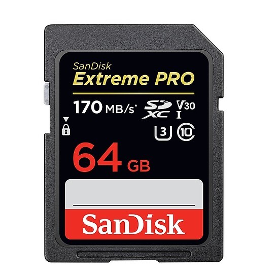 Thẻ nhớ SDXC Sandisk Extreme Pro V30 64GB 170MB/s