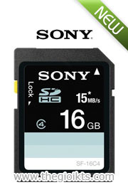 Thẻ nhớ Sony SDHC 16GB (Class 4)