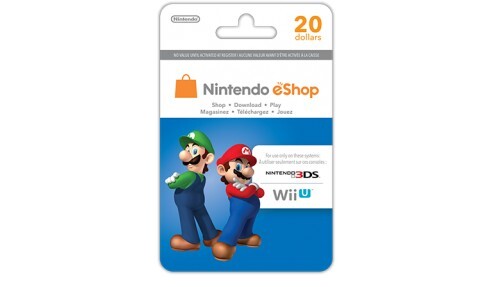 Thẻ Nintendo eShop Card 20$