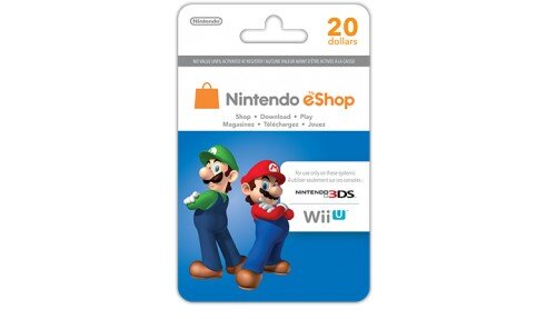 Thẻ Nintendo eShop Card 20$ nơi bán giá rẻ nhất tháng 04/2023