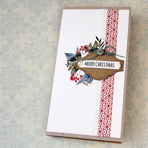 Thiệp Fairy Corner Merry Christmas - Trân châu trắng GC18RE07