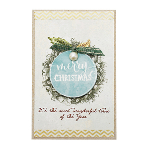 Thiệp Fairy Corner Merry Christmas GC10RE19 (Thiệp nhỏ - Nền xanh)