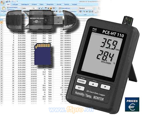 Thiết bị đo và ghi nhiệt độ PCE Group PCE-HT110