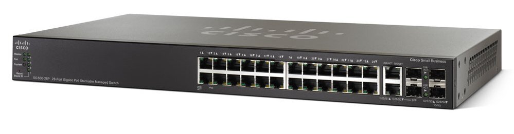 Thiết bị mạng Switch Cisco SG500-28P-K9-G5