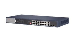 Thiết bị mạng Switch HIKVISION 16 Ports Gigabit Unmanaged POE DS-3E0520HP-E Mã sản phẩm: DS-3E0520HP-E