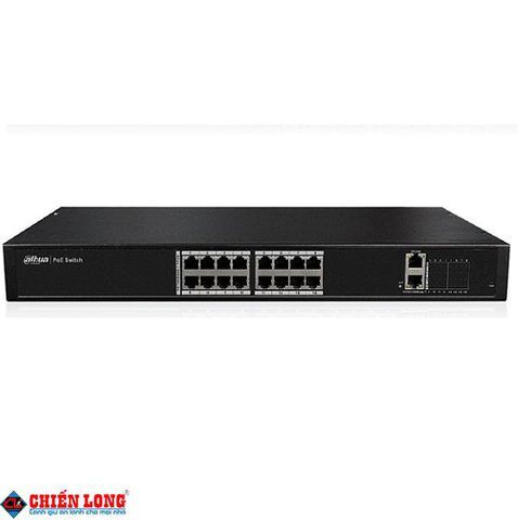 Thiết bị mạng Switch POE Dahua PFS4018-16P-250