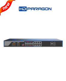 Thiết bị mạng Switch POE HDParagon HDS-SW1016POE