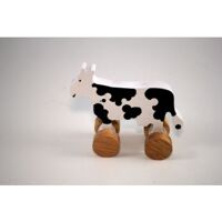Thú gỗ bánh xe Con bò Mego - 3 tuổi trở lên