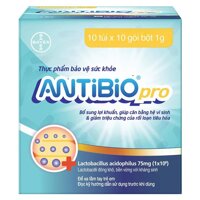 Thực phẩm bảo vệ sức khoẻ bổ sung lợi khuẩn antibio pro 100 gói (10 túi x 10 gói bột 1g)