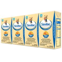 Thực phẩm bổ sung Sữa tiệt trùng Similac Eye-Q 110ML (Lốc 4 hộp mới)