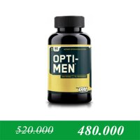 Thực phẩm bổ sung tăng cơ và cải thiện sức khỏe Optimum Nutrition Opti-Men (Men's Multiple) 90 viên