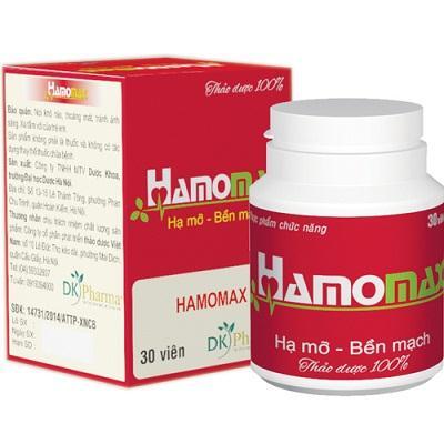 Thực phẩm chức năng giúp giảm mỡ trong máu Hamomax