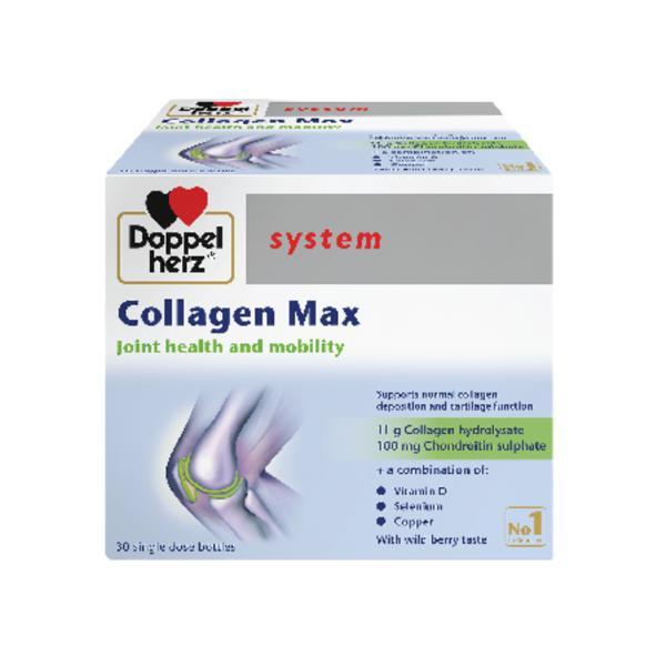 Thực phẩm chức năng hỗ trợ xương khớp Doppelherz Collagen Max 30 ống