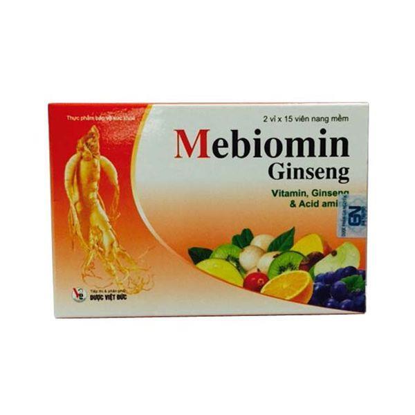 Thực phẩm chức năng Mebiomin Ginseng 30 viên