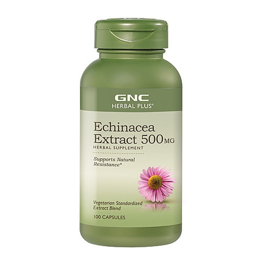 Thực phẩm chức năng tăng cường sức đề kháng GNC Echinacea Extract 500mg 100 viên