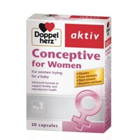 Thực phẩm chức năng tăng cường sức khỏe sinh sản nữ Doppelherz Conceptive for women 30 viên