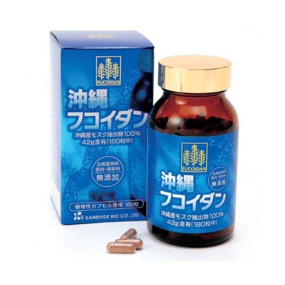 Thực phẩm hỗ trợ điều trị ung thư Fucoidan Okinawa Extract Kanehide Bio 180 viên