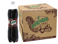 Thùng 12 chai nước ngọt Mirinda hương xá xị 1.5 lít