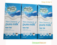 Thùng 12 hộp 1L - Sữa tươi Meadow Fresh tiệt trùng ít béo (Sữa tươi ngoại)